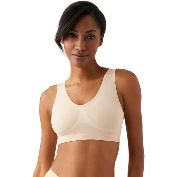 Wacoal 835275 women's 34  B-smooth Bralette Naturally Nude NWT Bra - Picture 1 of 6